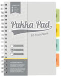 Pukka Pad Spirálfüzet, B5, PUKKA PAD "Study book", szürke (PUP9824) - tutitinta