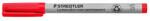STAEDTLER Alkoholmentes marker, OHP, 0, 4 mm, STAEDTLER "Lumocolor® 311 S", piros (TS3112) - tutitinta