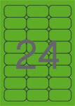 APLI Etikett, 64x33, 9 mm, színes, kerekített sarkú, APLI, neon zöld, 480 etikett/csomag (LCA2873) - tutitinta