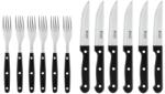 Russell Hobbs Set de Tacamuri Steak Russell Hobbs, 12 piese, inox, ergonomic, pentru 6 persoane (RH000431) Tacam