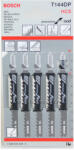 Bosch Set 5 pânze pentru ferăstrău vertical, Precision for Wood T144DP, 100 mm (2608633A35) Panza fierastrau