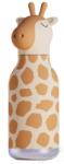 Asobu Beast Bottles, szívószállal, zsiráf 460 ml - digitalko