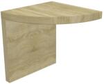  Sarok polc szett kiegészítő csomag sonoma tölgy 34 cm x 34 cm x 3, 6 cm