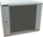 Dateup Cabinet Metalic Dateup 9U 600 x 450, montare pe perete, usa din sticla, panouri laterale detasabile si securizate Gri (MP.6409.9000)