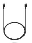 Samsung GP-TOU02RFFBW adatkábel, töltőkábel, fekete (25W, 6A, USB-C to USB-C, 1.8m)