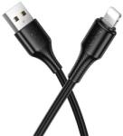 hoco. iPhone 14 Plus / 14 Pro Max / 14 Pro HOCO X120 cablu de date USB - lightning, 100cm, NEGRU (X120_L_B)