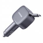 Anker Nano A2738HA2 szivargyujtós autós töltő, szürke (75W, 3A, 1 x USB-C + USB-C töltőkábel)