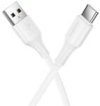 hoco. X120 cablu de date USB - Type-C, 100cm, ALB (X120_W)