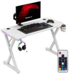 Huzaro Birou de gaming Huzaro - Hero 2.3 RGB, 120 x 60 cm, alb (HZ-HERO 2.3 RGB WHITE)