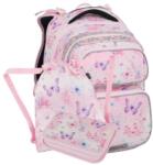 Bagmaster Set ghiozdan școlar BagMaster DOPI 25 A + Penar + Husă - Fluturi