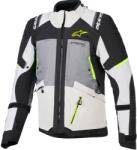 Alpinestars Andes V4 Drystar motoros kabát sötétszürke-világosszürke-fekete-fluo sárga