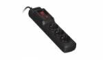 Activejet Power strip Activejet Combo anti-surge 3 sockets 3 m black