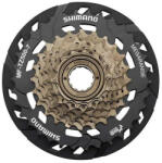 Shimano Tourney MF-TZ500-7-CP Megarange 14-34-as menetes racsni, indexes, 7s, küllővédő tárcsával, OEM kiszerelés