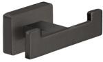 FERRO Greta dupla akasztó, gun metal (FE-AGR06GM)