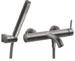 FERRO Ciriculus kádcsaptelep zuhanyszettel, gun metal (FE-BCK11GM)