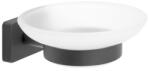 FERRO Greta szappantartó gun metal (FE-AGR02GM)