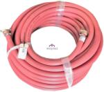  PET 3305-325 Furtun PVC 25 metri pentru aer și apă pompa tencuit roșu cu cuplaj tip gheară din alamă PN 7 bar (PET3305-325)