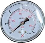  PET 4100-041 Manometru 0-6 bar racord posterior 1/4" Ø 63 mm pompe tencuit (PET4100-041)