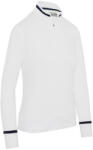 Callaway Thermal Long Sleeve Colourblock Top Brilliant White Női póló L
