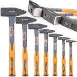 Powermat Lakatos Kalapács Készlet - 7 részes, Üvegszálas nyél - 100g-2000g (PM-MSL-Z7T) (POW-PM0940)