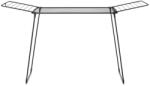 Brabantia Матово черна сушилня за дрехи 22 m HangOn Too - Brabantia (232442)