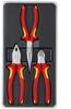 KNIPEX 00 20 12 Villamossági fogó csomag 1 x 03 06 180, 1 x 26 16 200, 1 x 70 06 160 (00 20 12)