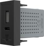 LIVOLO Modul Priza USB-A + USB-C, 20W LIVOLO - culoare negru
