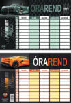 T-Creativ Órarend Nagy Sportcars 16, 5X23, 5 cm (N13048TSC)