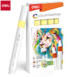 Deli Akril Marker Vízbázisú 1 mm Háromszögletű Lemon Yellow 63 (DEC193A63)