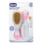 Chicco Set pieptan si perie Chicco, par natural, roz (06569-7_ROZ) - infant