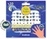 DJECO Stickere pentru unghii model Reflectia lunii, Djeco (DJ09253) Bucatarie copii
