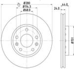MTR Frana disc Disc frana MTR 12108515 - compatibil Renault, Dacia (MTR12108515)