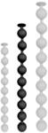 AnalMasterBalls Nocty Balls M - prémium fekete intim gömbök 55 x 4, 5 cm (ES77502_0B22X)