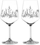  Nachtmann Tattoo fekete mintás borospohár szett 630ml 2db/cs - mindenamibar