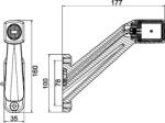 Hella Lumini Iluminare de pozitie, Demarcare, Piese Hella 2XS 011 744-101 (HELLA2XS011744101)