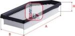 Sofima Filtru aer Sofima S 3D67 A - compatibil Dacia, Mitsubishi, Renault - Sofima-S 3D67 A (SOFIMAS3D67A)