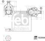 FEBI Bilstein Stabilizare, Rigidizare Bieleta antiruliu FEBI Bilstein 193944 - compatibil Volvo - FEBI Bilstein (FEBIBILSTEIN193944)