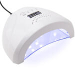  48W UV/LED lámpa fém talpas digitális kijelzővel fehér
