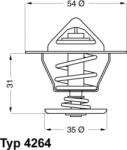 Wahler Sistem de racire motor Wahler 4264.84D - compatibil Seat, Vw (WAHLER426484D)