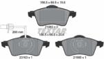 TEXTAR Fékbetét készlet TEXTAR 2188501 for SEAT, SKODA, VW, AUDI (2188501)