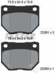 TEXTAR Fékbetét készlet TEXTAR 2338102 for SUBARU, JAGUAR (2338102)