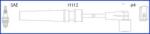 Hüco Cablu aprindere, piese racordare Hüco 134236 - compatibil Chevrolet, Daewoo (HUCO134236)