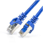Nestron NCN-P1C6SF-10CLSBL S/FTP patch kábel; Cat6; LSOH/LSZH; réz; kék; 10 m (NCN-P1C6SF-10CLSBL) - hik-online