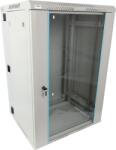 Pulsar RWDA1865-G 19" 18U 600x550 fali rack szekrény; kiforgatható; lapraszerelt; szürke; könnyített (RWDA1865-G) - hik-online