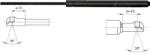 Metzger Amorizoare vibratii pe gaz Metzger 2110306 - compatibil Seat, Ford, Vw (METZGER2110306)