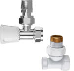 Welland heating Radiátor sarokszelep készlet - 1/2" (MRVA00012-W / LB-00074-W) (MRVA00012-W-LB-00074-W)