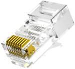 Nestron NPN-RJ45-1C5U-PC100 UTP RJ45 csatlakozó; Cat5e; fali és patch kábelekhez; 100 db/csomag (NPN-RJ45-1C5U-PC100) - hik-online