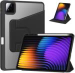  CRYSTAL FLEXI Husă tip carte pentru Xiaomi Pad 7 / 7 Pro / Pad 8 / Pad 8 Pro negru