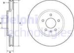 Delphi Frana disc Disc frana Delphi BG4672C - compatibil Opel, Vauxhall, Chevrolet (DELPHIBG4672C)