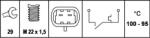 Hella Comutator, senzor Hella 6ZT 007 807-001 - compatibil Opel, Vauxhall - HELLA-6ZT 007 807 (HELLA6ZT007807001)
